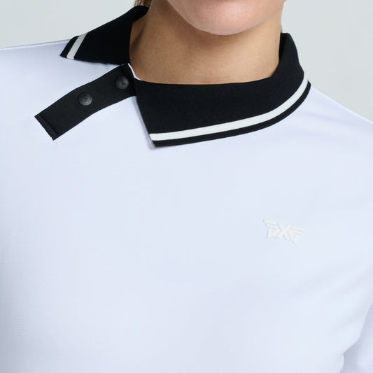 Women's Asymmetrical Snap Collar Polo - PXG