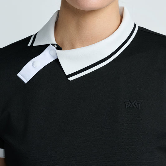 Women's Asymmetrical Snap Collar Polo - PXG