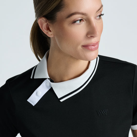 Women's Asymmetrical Snap Collar Polo - PXG
