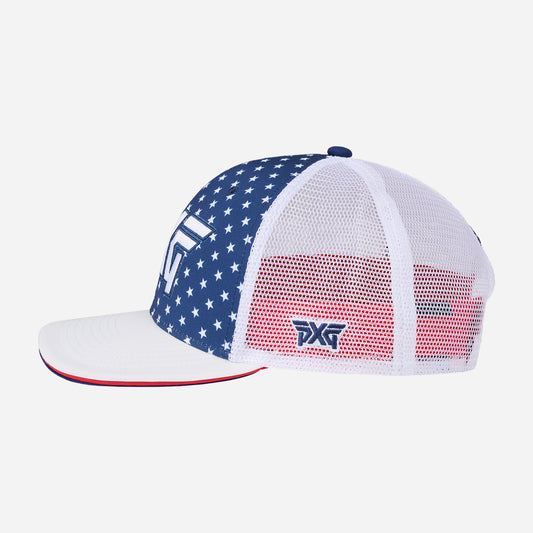 2025 Stars & Stripes Trucker Cap - One Size - PXG