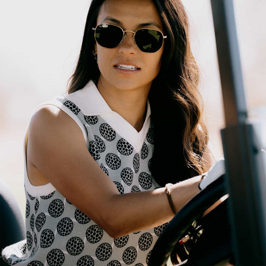 Women's Golf Ball Motif Sleeveless Top - PXG